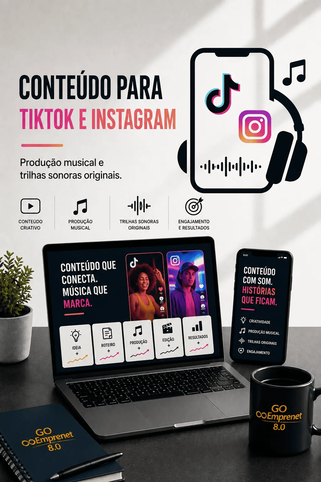 Serviço de vídeos para TikTok e Instagram – GO EMPRENET