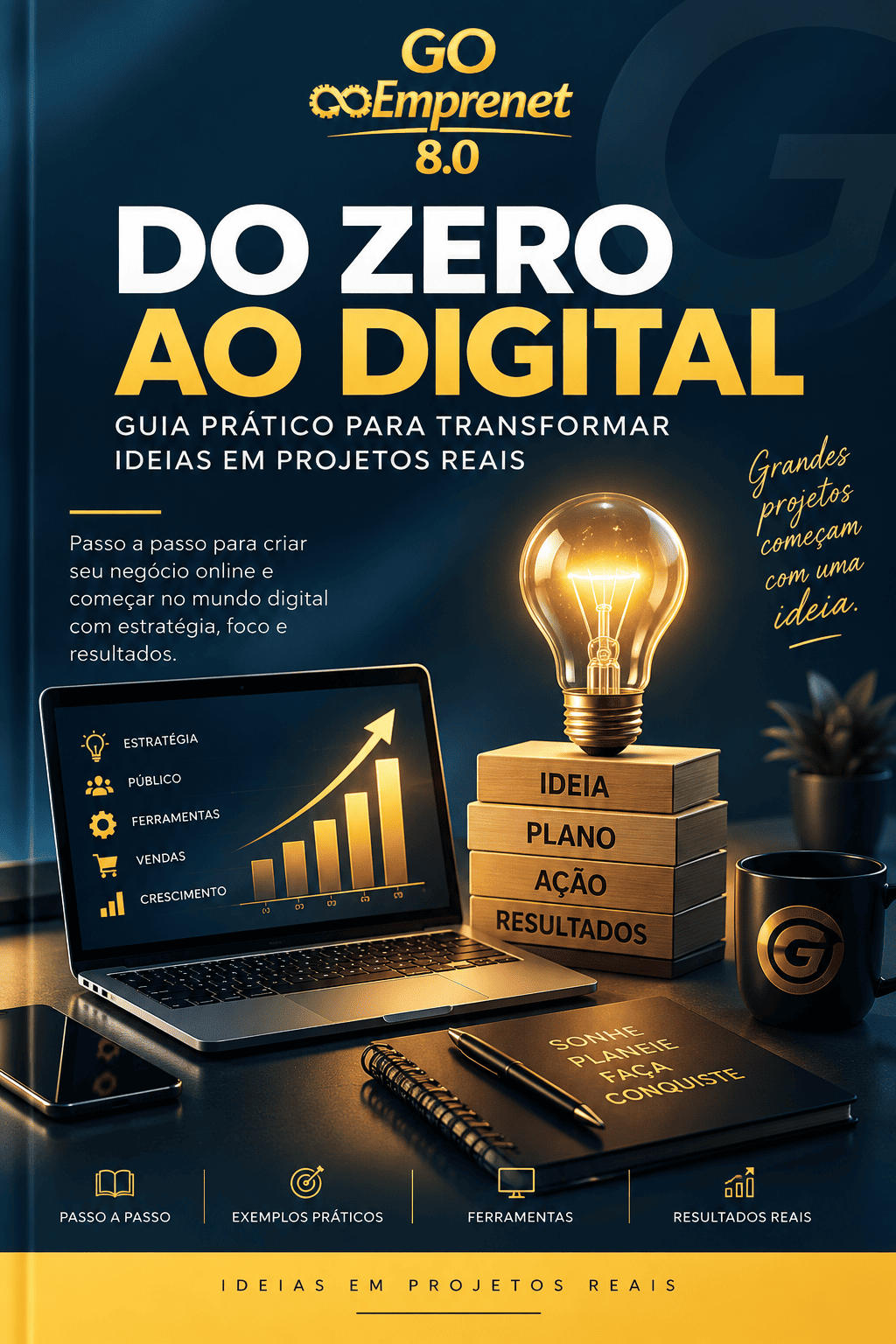 Capa do eBook Do Zero ao Digital - GO EMPRENET