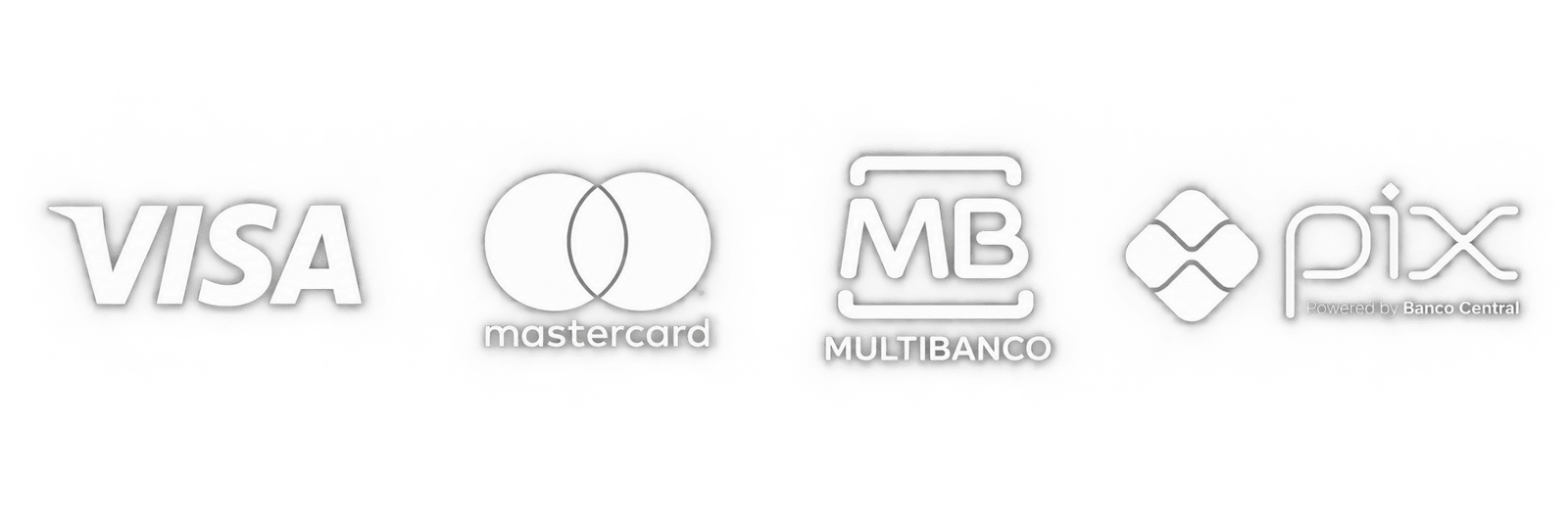 Meios de pagamento: Visa, Mastercard, Multibanco e Pix